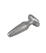 Chisa Glitzernder Buttplug Silber Stag Kaufman 13,7 cm – Realistisch & sicher