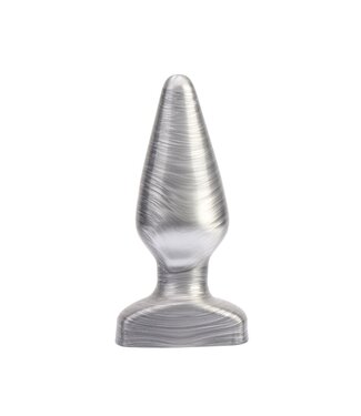 Chisa Dark Muscle Silver Collectie Realistische PVC Anale Plug 15,5 cm Met Zuignap