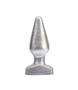 Chisa Silver Arthur K 15.5 cm Butt Plug - Dark Muscle Silver Collection
