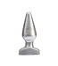 Chisa Silver Arthur K 15.5 cm Butt Plug - Dark Muscle Silver Collection