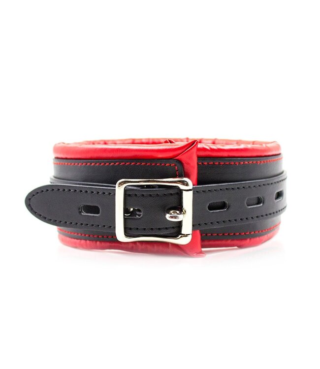 Kiotos BDSM Ober Kit Met Rood Houten Dienblad, Handboeien En Halsband