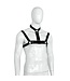 Stylish Men's Leather Collar and Chest Strap - Confidence & Comfort
