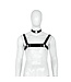 Stylish Men's Leather Collar and Chest Strap - Confidence & Comfort