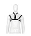 Stylish Men's Leather Collar and Chest Strap - Confidence & Comfort