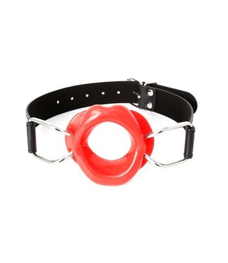 Roter Mundknebel mit Lippen – stilvolles Accessoire für sinnliche Momente