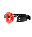 Rode Open Mouth Gag Met PU Leren Lippen – Sensueel Accessoire 3.9 cm Diameter