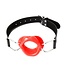 Sensual Red Mouth Gag with Lips - Stylish Accessory for Intimacy