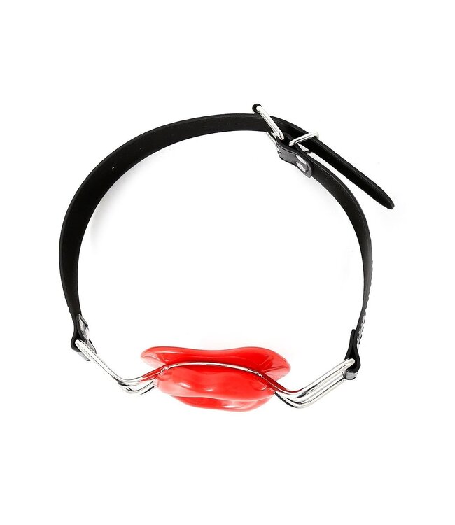 Roter Mundknebel mit Lippen – stilvolles Accessoire für sinnliche Momente