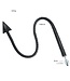 Pu-Leather Devil Tail Butt Plug & Whip 2-in-1 Sensual Accessory