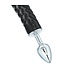 PU-Leather Buttplug Met Gevlochten Zweep En Duivelsstaart 2-in-1 Accessoire