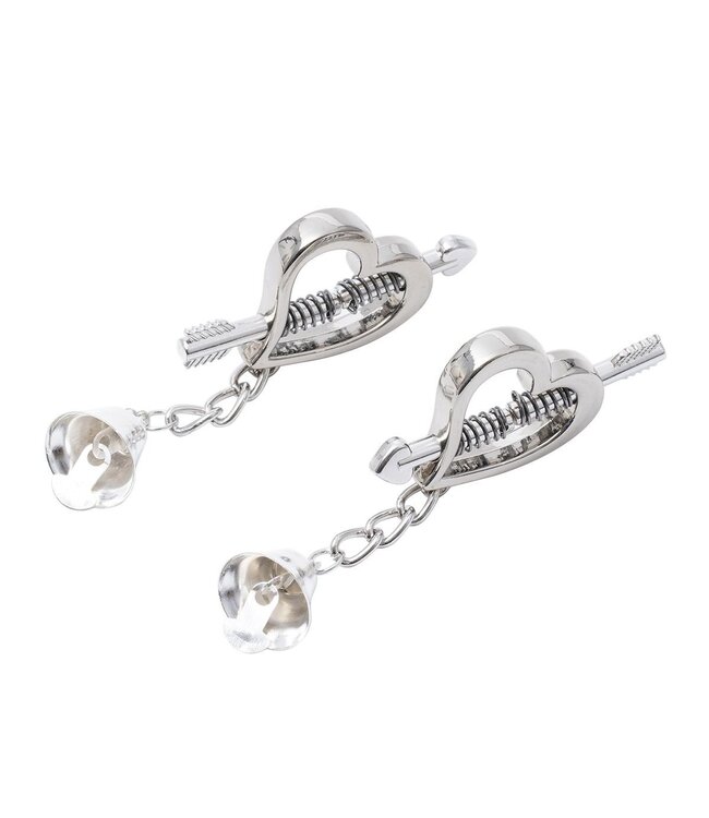 Heart-Shaped Nipple Clamps – Spring-Loaded for Playful Romance