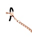 Rose Gold Nipple & Clitoris Clamps with Elegant Chains for Sensuality