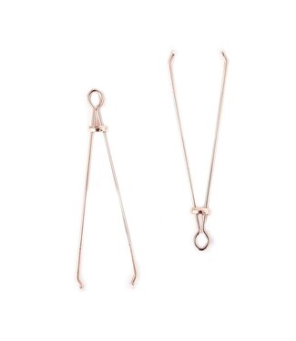 Roségold Nippelklemmen 7,9 cm | Stilvolles Accessoire für sinnliche Momente