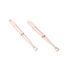 Elegant Rose Gold Nipple Clamps - Stylish Sensual Accessory