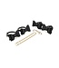 Luxury 8-Piece Vegan BDSM Bowties Set - Black Passion Kit