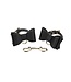 BDSM Accessoires Set 8-delig Zwart Vegan PU-leder Met Zweep En Boeien
