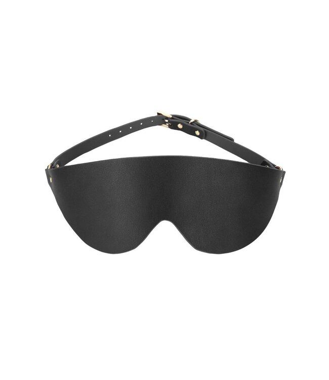 Luxuriöses 8-teiliges BDSM-Krawatten-Set in Schwarz aus veganem Leder