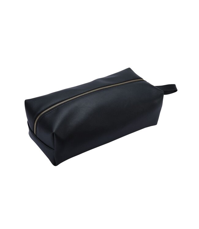 Luxuriöses 8-teiliges BDSM-Krawatten-Set in Schwarz aus veganem Leder