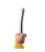 Kiotos Steel Kiotos Steel Licht Gebogen RVS Dildo 30,5 cm Met 1 Kg Gewicht