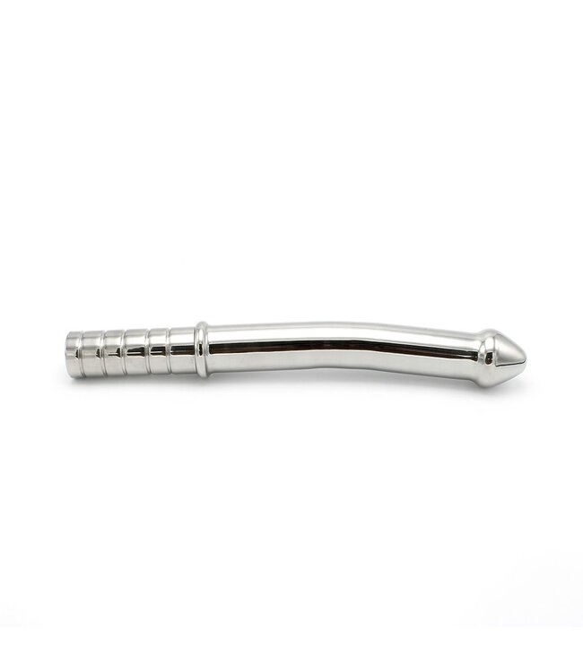 Kiotos Steel Luxuriöser Mega Edelstahl-Dildo leicht gebogen 30,5 cm für intensive Lust