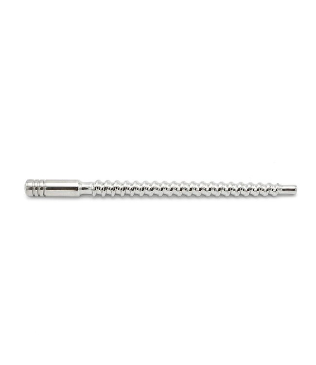 Kiotos Steel Kiotos Steel Draaibare Penis Peilstok RVS 18 cm Met Schroefvorm