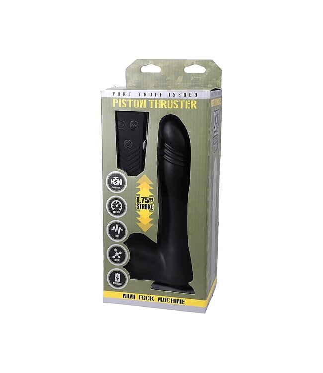 Doc Johnson Powerful Mini Piston Thruster - 8 Vibration Settings & USB Rechargeable