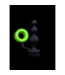 Ouch! Glow in the Dark Silicone Butt Plug Met Cockring En Glow In The Dark Fluorescerende Kralen