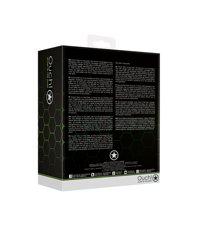 Ouch! Glow in the Dark Ouch! Glow in the Dark Chastity Cage - Fluorescent Bondage Fun