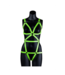 Ouch! Glow in the Dark Ouch! Verstelbaar Glow In The Dark Bondage Harnas Met Fluorescerende Details