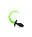 Ouch! Glow in the Dark Ouch! Glow in the Dark Siliconen Puppy Tail Plug Anale Staart Groen