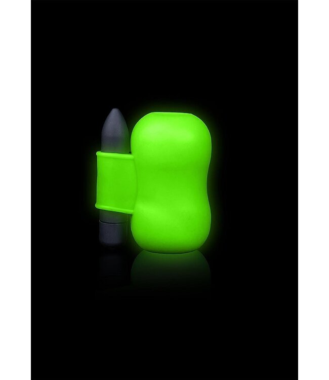 Ouch! Glow in the Dark Ouch! Glow in the Dark Vibrerende Bondage Masturbator Met Bullet Vibrator
