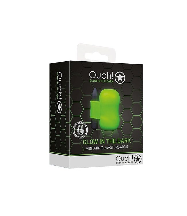 Ouch! Glow in the Dark Ouch! Glow in the Dark Vibrerende Bondage Masturbator Met Bullet Vibrator