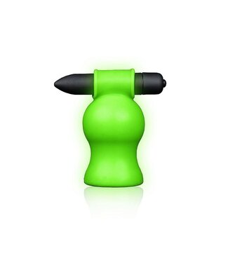 Ouch! Glow in the Dark Fluoreszierender Kopf-Masturbator mit Vibro-Funktion – Ouch! Spaß im Dunkeln