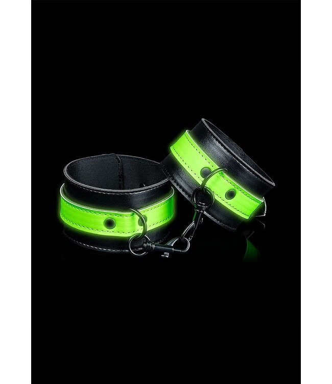 Ouch! Glow in the Dark Luminous Ankle Cuffs | Glow in the Dark Bondage Fun & Fantasy