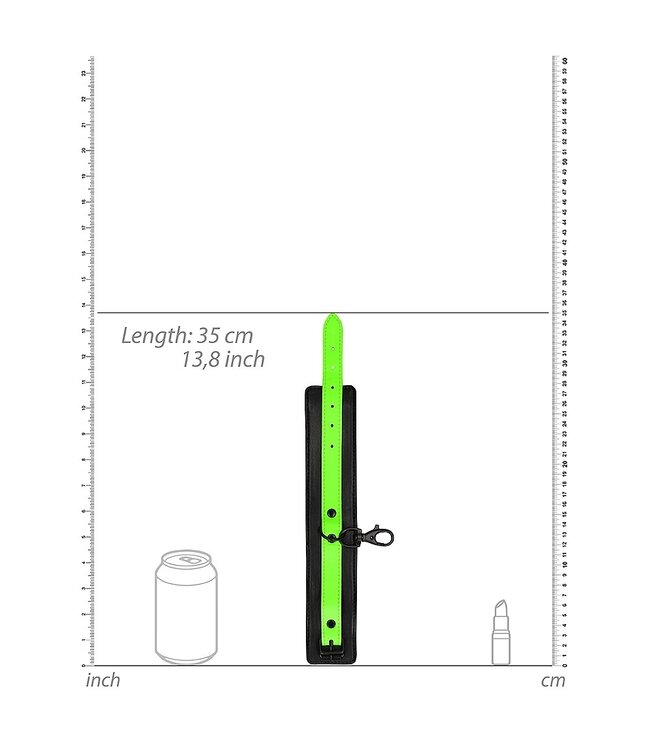Ouch! Glow in the Dark Ouch! Verstelbare Glow In The Dark Enkelbanden Met Fluorescerend Groen