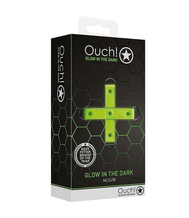 Ouch! Glow in the Dark Ouch! Fluorescent Hogtie Met Glow Effect Voor Bondage Spelletjes