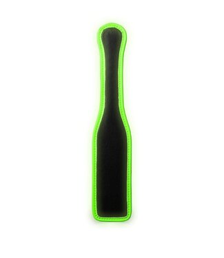 Ouch! Glow in the Dark Glow in the Dark PU Leer Paddle 30x6 cm Voor Kinky Bondage