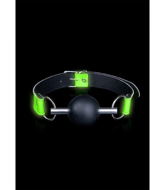 Ouch! Glow in the Dark Glow in the Dark Ball Gag – Playful Bondage Fun for All!