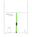 Ouch! Glow in the Dark PU-Leer Glow in the Dark Ball Gag Met Fluorescerende Details – Eén Maat