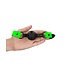 Ouch! Glow in the Dark PU-Leer Glow in the Dark Ball Gag Met Fluorescerende Details – Eén Maat