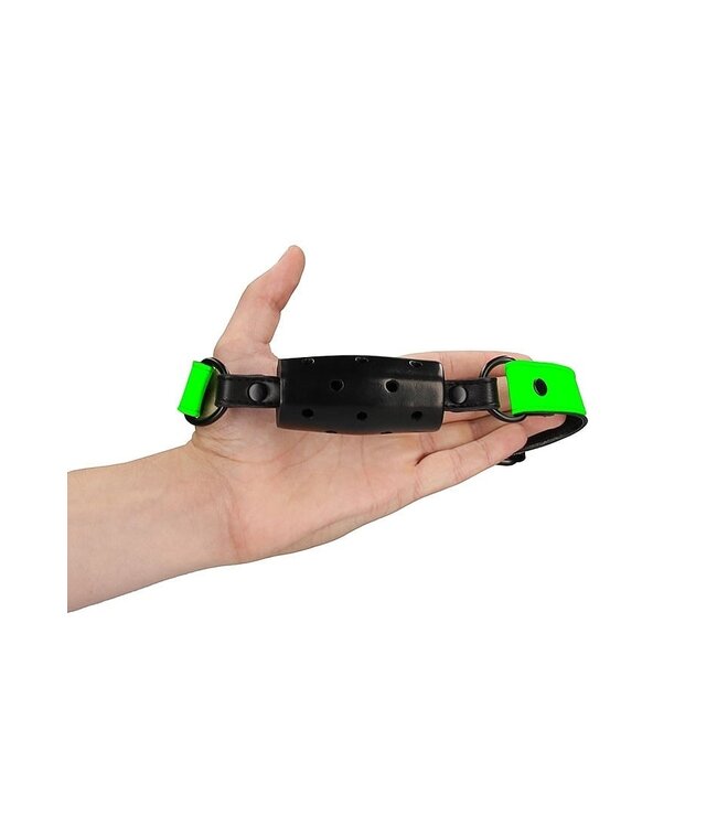 Ouch! Glow in the Dark Glow in the Dark Ball Gag Met Fluorescerende Accenten | Authentiek Bondage