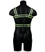 Ouch! Glow in the Dark Ouch! Bondageharnas Met Fluorescerende Groene Glow In The Dark Accenten