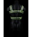 Ouch! Glow in the Dark Glow in the Dark Ouch! Bondage Harness with Adjustable Fit - Green