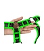 Ouch! Glow in the Dark Glow in the Dark Ouch! Bondage Harness with Adjustable Fit - Green