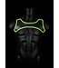 Ouch! Glow in the Dark Neopreen Bondage Harnas Met Fluorescerende Details En Glow In The Dark Effect