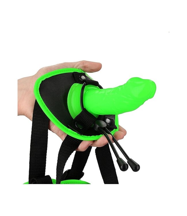 Ouch! Glow in the Dark Glow in the Dark Strap-On Harness - Playful & Adjustable Pleasure