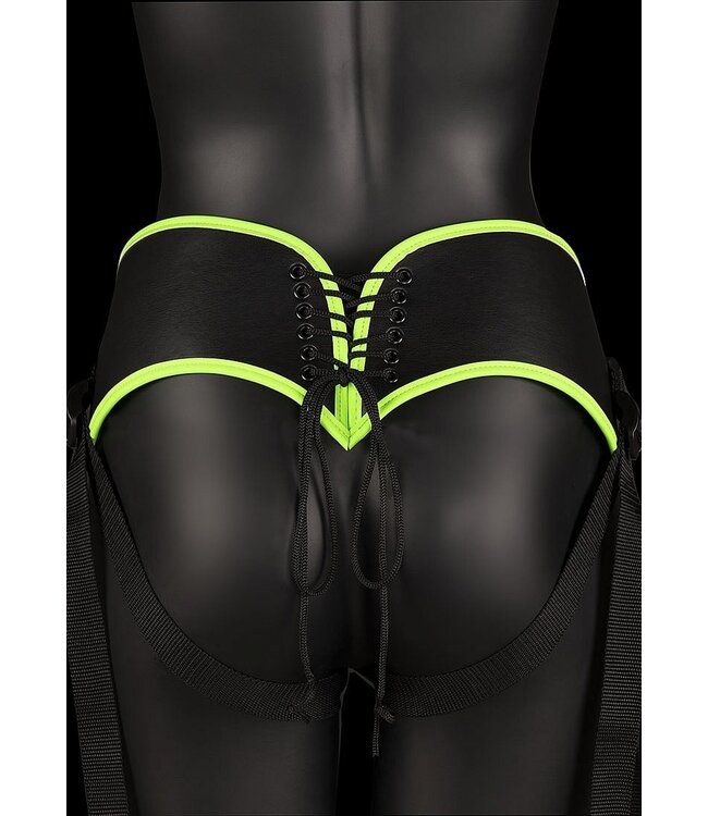 Ouch! Glow in the Dark Ouch! Leuchtender Strap-On mit verstellbarem Harness – Spaß & Abenteuer!