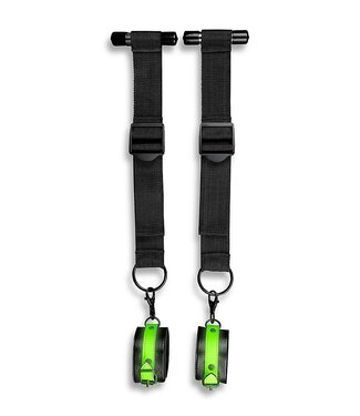 Ouch! Glow in the Dark Deurframe Bondage Set Met Fluorescerende Glow In The Dark Details