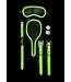 Ouch! Glow in the Dark Ouch! Glow In The Dark Bondage Kit Met Fluorescerende Groene Accessoires