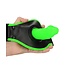 Ouch! Glow in the Dark Glow in the Dark Thigh Strap with Silicone Dildo for Bondage Fun